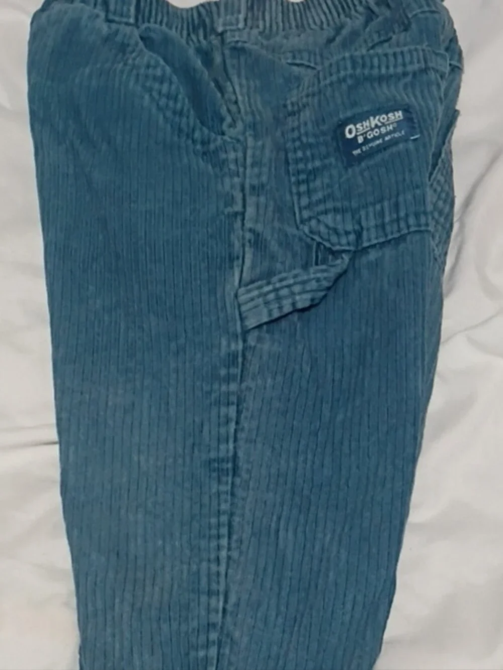 Vintage OshKosh B'gosh Teal Blue Corduroy Joggers